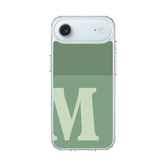 スリムプロテクションケース［ オリジナル - initial two tone - M green ］