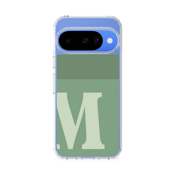 スリムプロテクションケース［ オリジナル - initial two tone - M green ］