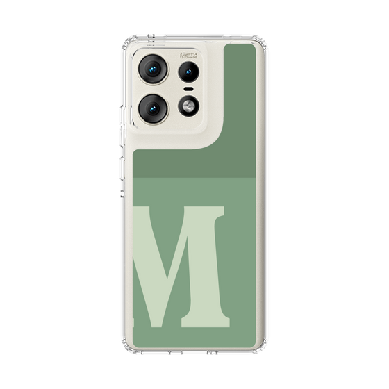 スリムプロテクションケース［ オリジナル - initial two tone - M green ］