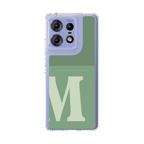 スリムプロテクションケース［ オリジナル - initial two tone - M green ］