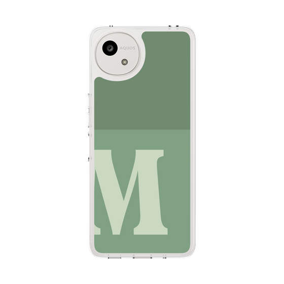 スリムプロテクションケース［ オリジナル - initial two tone - M green ］