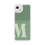 スリムプロテクションケース［ オリジナル - initial two tone - M green ］