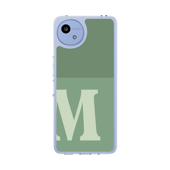 スリムプロテクションケース［ オリジナル - initial two tone - M green ］