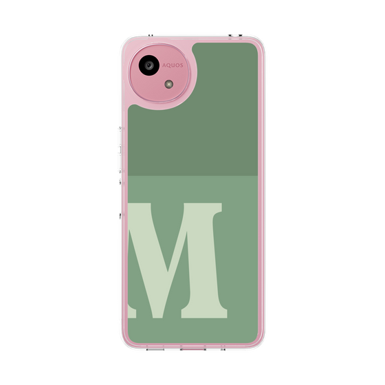 スリムプロテクションケース［ オリジナル - initial two tone - M green ］