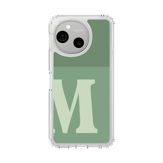 スリムプロテクションケース［ オリジナル - initial two tone - M green ］