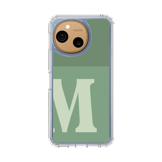 スリムプロテクションケース［ オリジナル - initial two tone - M green ］