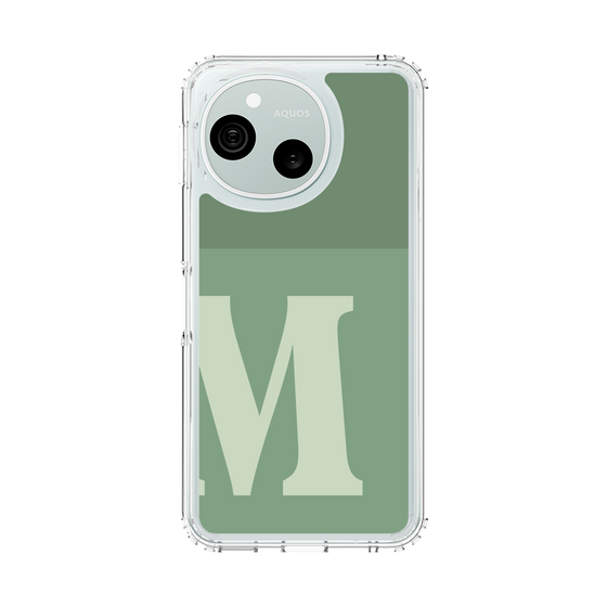 スリムプロテクションケース［ オリジナル - initial two tone - M green ］