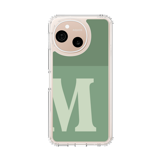 スリムプロテクションケース［ オリジナル - initial two tone - M green ］