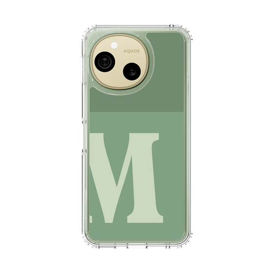 スリムプロテクションケース［ オリジナル - initial two tone - M green ］