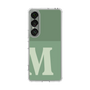 スリムプロテクションケース［ オリジナル - initial two tone - M green ］