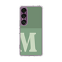 スリムプロテクションケース［ オリジナル - initial two tone - M green ］