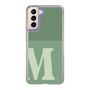 スリムプロテクションケース［ オリジナル - initial two tone - M green ］