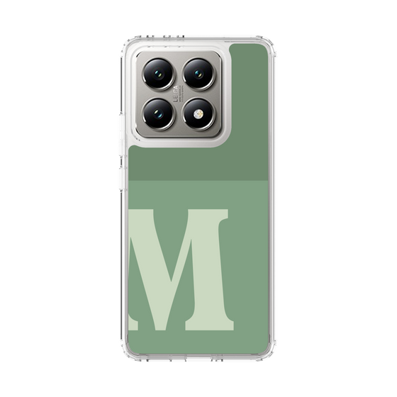 スリムプロテクションケース［ オリジナル - initial two tone - M green ］