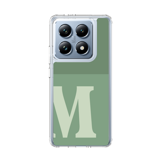 スリムプロテクションケース［ オリジナル - initial two tone - M green ］