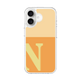 スリムプロテクションケース［ オリジナル - initial two tone - N orange ］
