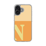スリムプロテクションケース［ オリジナル - initial two tone - N orange ］