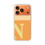 スリムプロテクションケース［ オリジナル - initial two tone - N orange ］