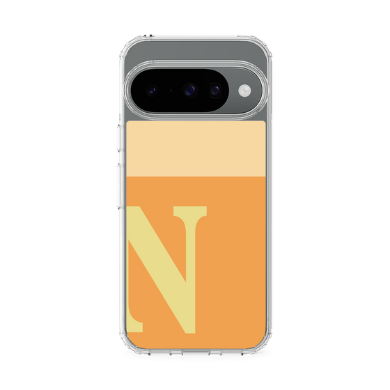 スリムプロテクションケース［ オリジナル - initial two tone - N orange ］