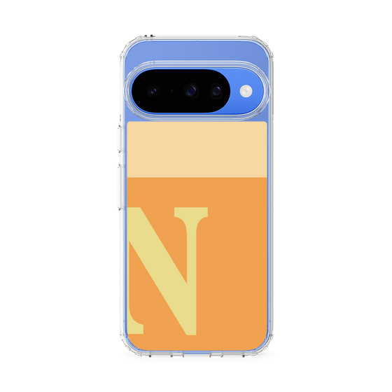 スリムプロテクションケース［ オリジナル - initial two tone - N orange ］