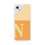 スリムプロテクションケース［ オリジナル - initial two tone - N orange ］