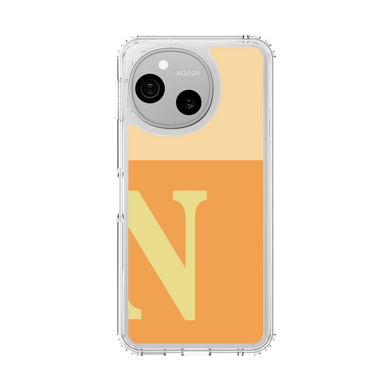 スリムプロテクションケース［ オリジナル - initial two tone - N orange ］
