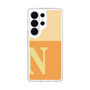 スリムプロテクションケース［ オリジナル - initial two tone - N orange ］