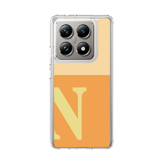 スリムプロテクションケース［ オリジナル - initial two tone - N orange ］