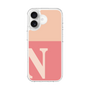 スリムプロテクションケース［ オリジナル - initial two tone - N pink ］