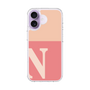 スリムプロテクションケース［ オリジナル - initial two tone - N pink ］
