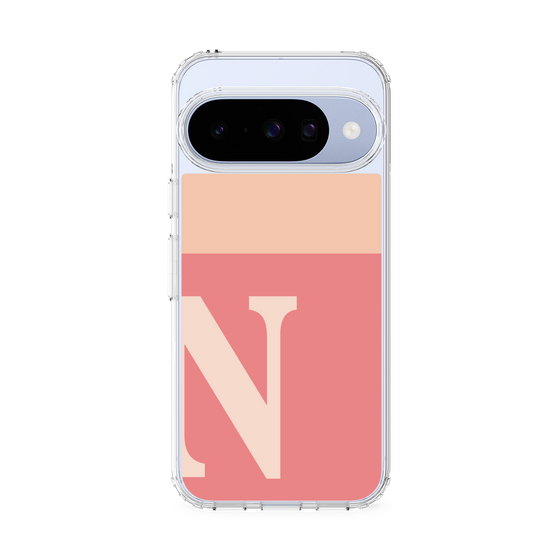 スリムプロテクションケース［ オリジナル - initial two tone - N pink ］