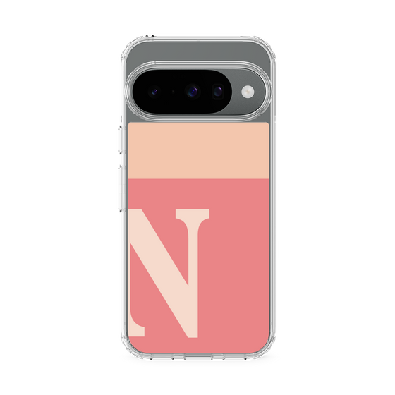 スリムプロテクションケース［ オリジナル - initial two tone - N pink ］