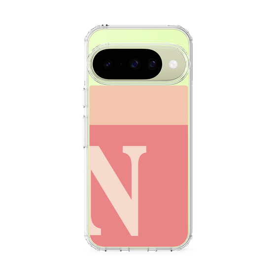 スリムプロテクションケース［ オリジナル - initial two tone - N pink ］