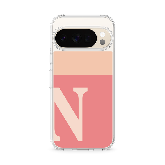 スリムプロテクションケース［ オリジナル - initial two tone - N pink ］