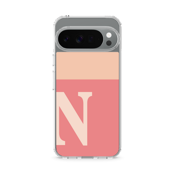 スリムプロテクションケース［ オリジナル - initial two tone - N pink ］