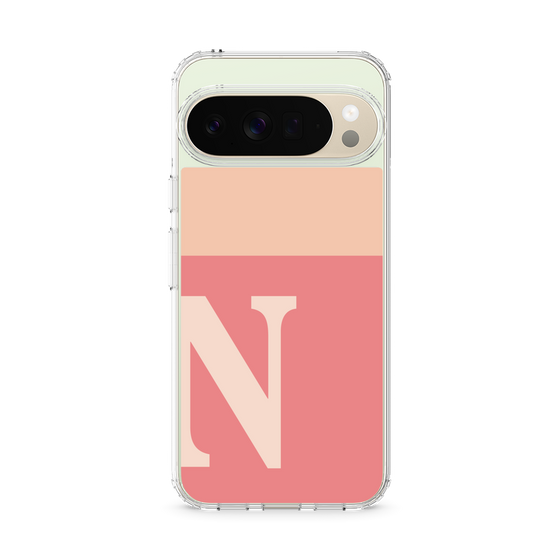 スリムプロテクションケース［ オリジナル - initial two tone - N pink ］