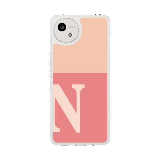 スリムプロテクションケース［ オリジナル - initial two tone - N pink ］