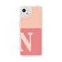 スリムプロテクションケース［ オリジナル - initial two tone - N pink ］