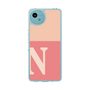 スリムプロテクションケース［ オリジナル - initial two tone - N pink ］