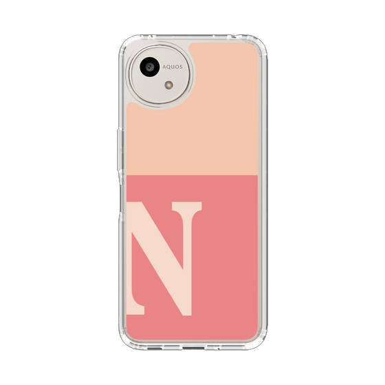 スリムプロテクションケース［ オリジナル - initial two tone - N pink ］