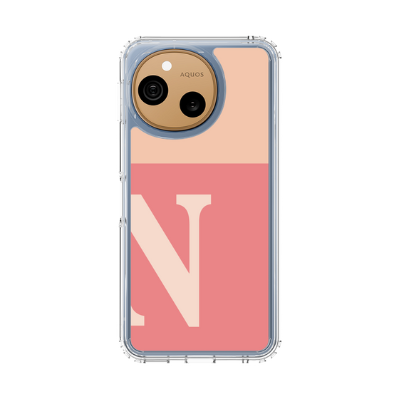 スリムプロテクションケース［ オリジナル - initial two tone - N pink ］