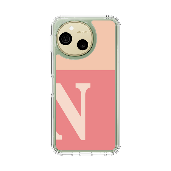 スリムプロテクションケース［ オリジナル - initial two tone - N pink ］