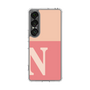 スリムプロテクションケース［ オリジナル - initial two tone - N pink ］