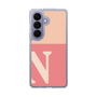 スリムプロテクションケース［ オリジナル - initial two tone - N pink ］