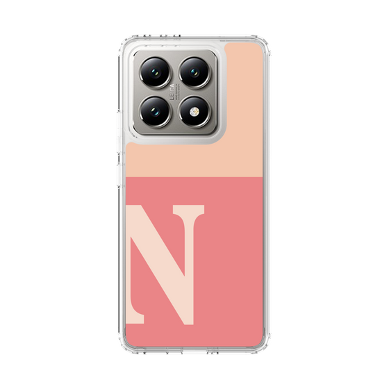 スリムプロテクションケース［ オリジナル - initial two tone - N pink ］