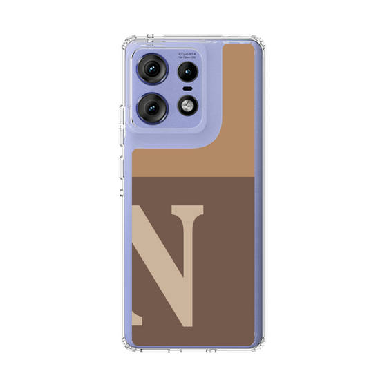 スリムプロテクションケース［ オリジナル - initial two tone - N brown ］