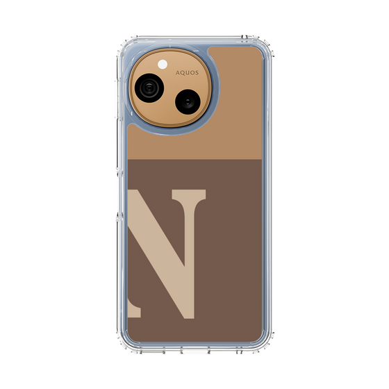 スリムプロテクションケース［ オリジナル - initial two tone - N brown ］