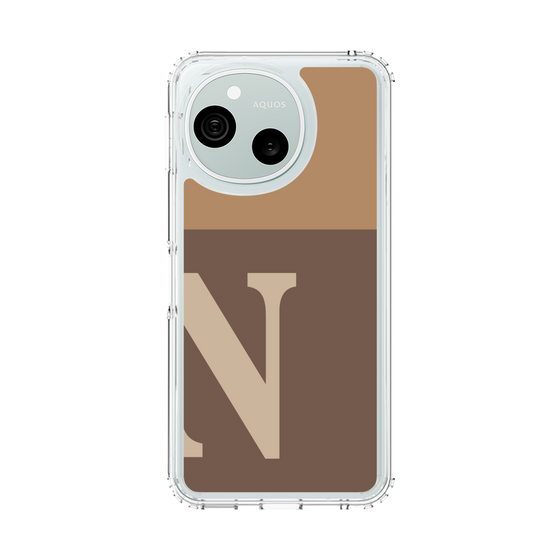 スリムプロテクションケース［ オリジナル - initial two tone - N brown ］