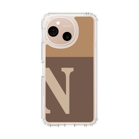 スリムプロテクションケース［ オリジナル - initial two tone - N brown ］