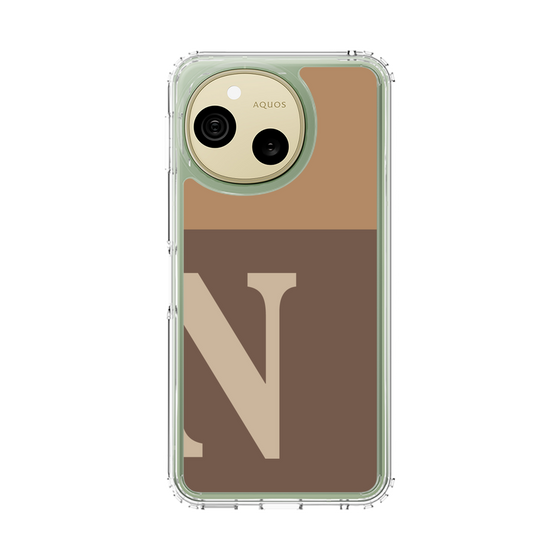 スリムプロテクションケース［ オリジナル - initial two tone - N brown ］