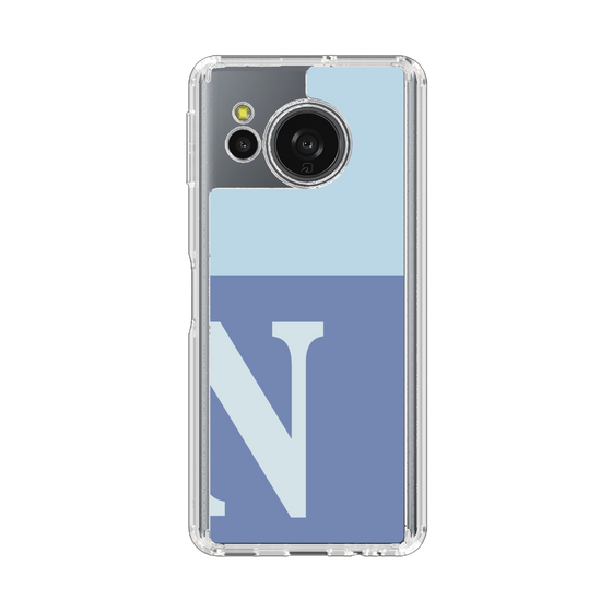 スリムプロテクションケース［ オリジナル - initial two tone - N blue ］